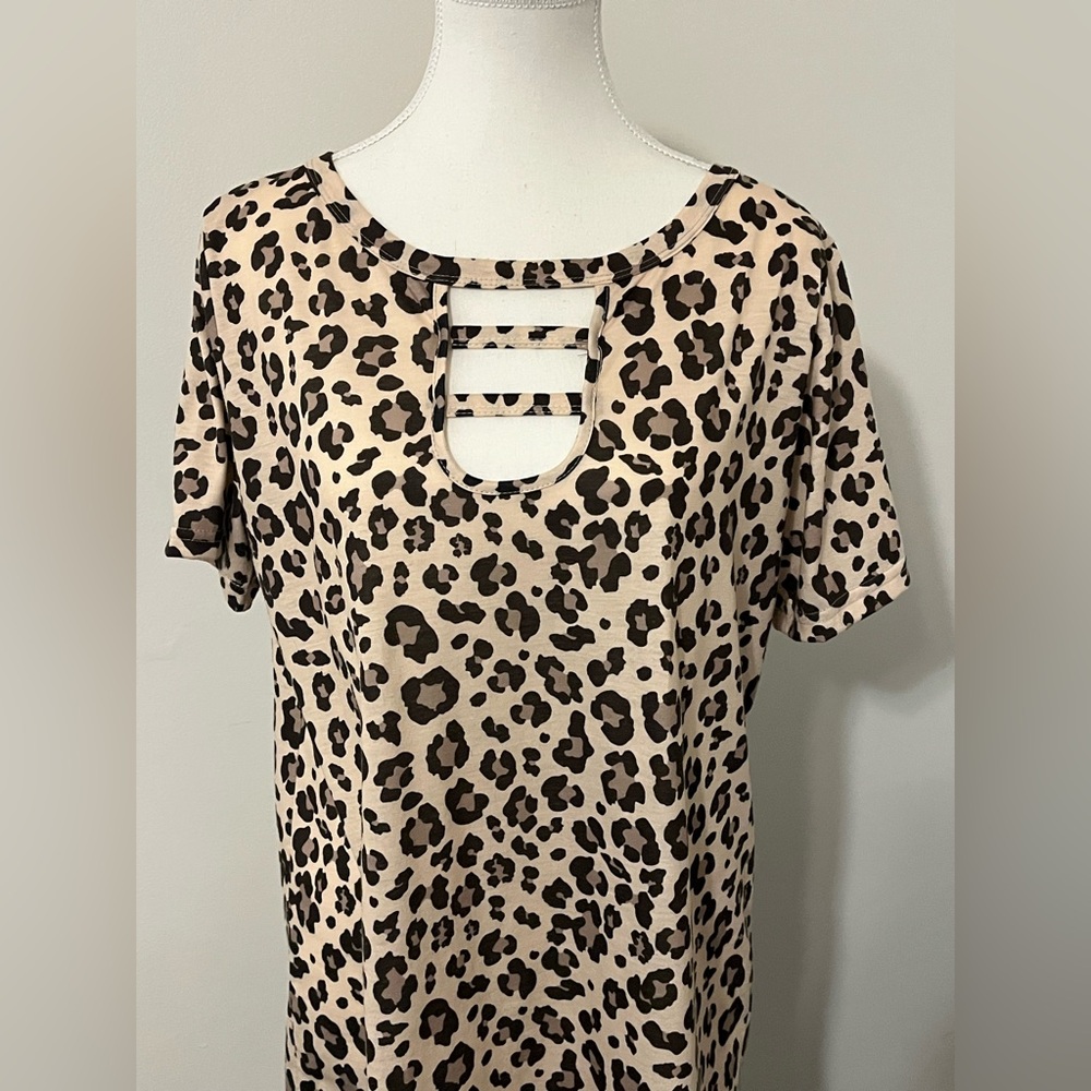 Women's Leopard Inspired Blouse